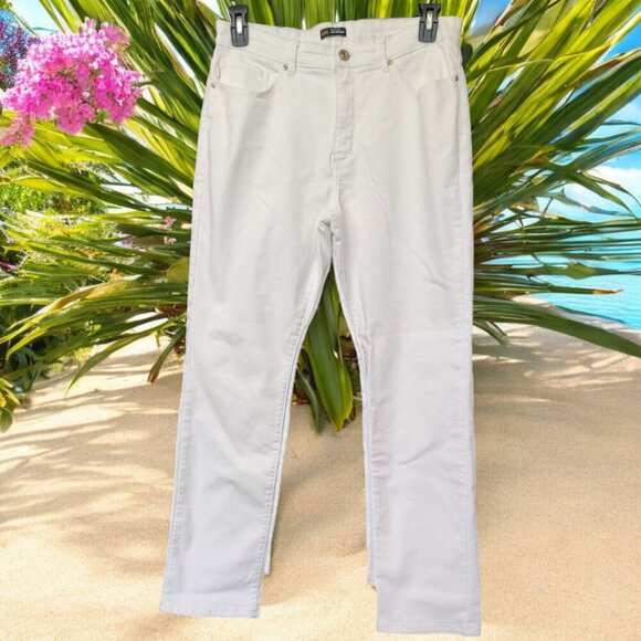 LEE WOMEN’S WHITE SLIM STRAIGHT JEANS - SIZE 14 M - Picture 7 of 7